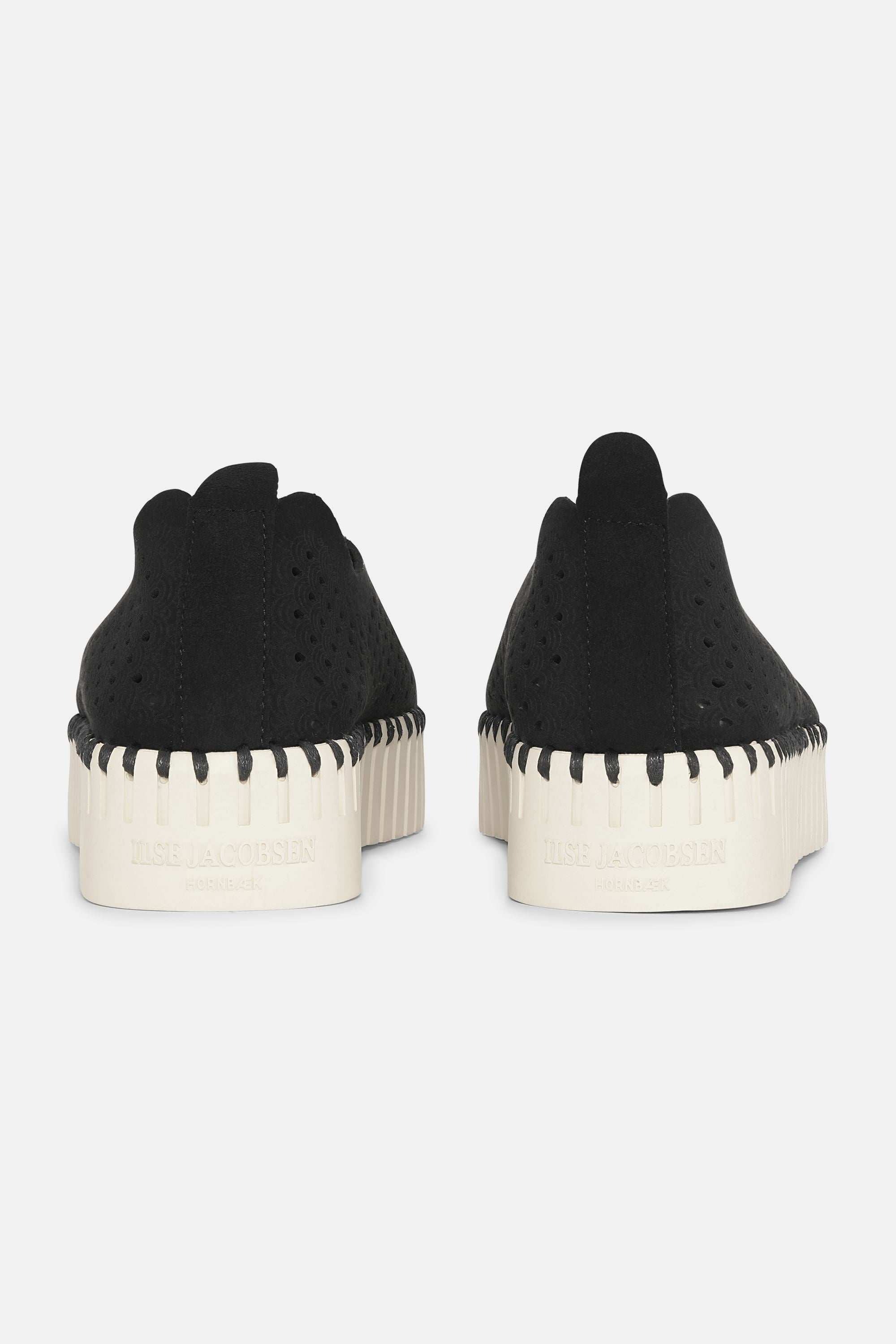 Platform Tulip Sko - Black